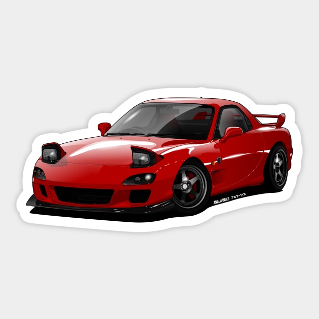 Mazda RX-7 FD Sticker by AMIworks